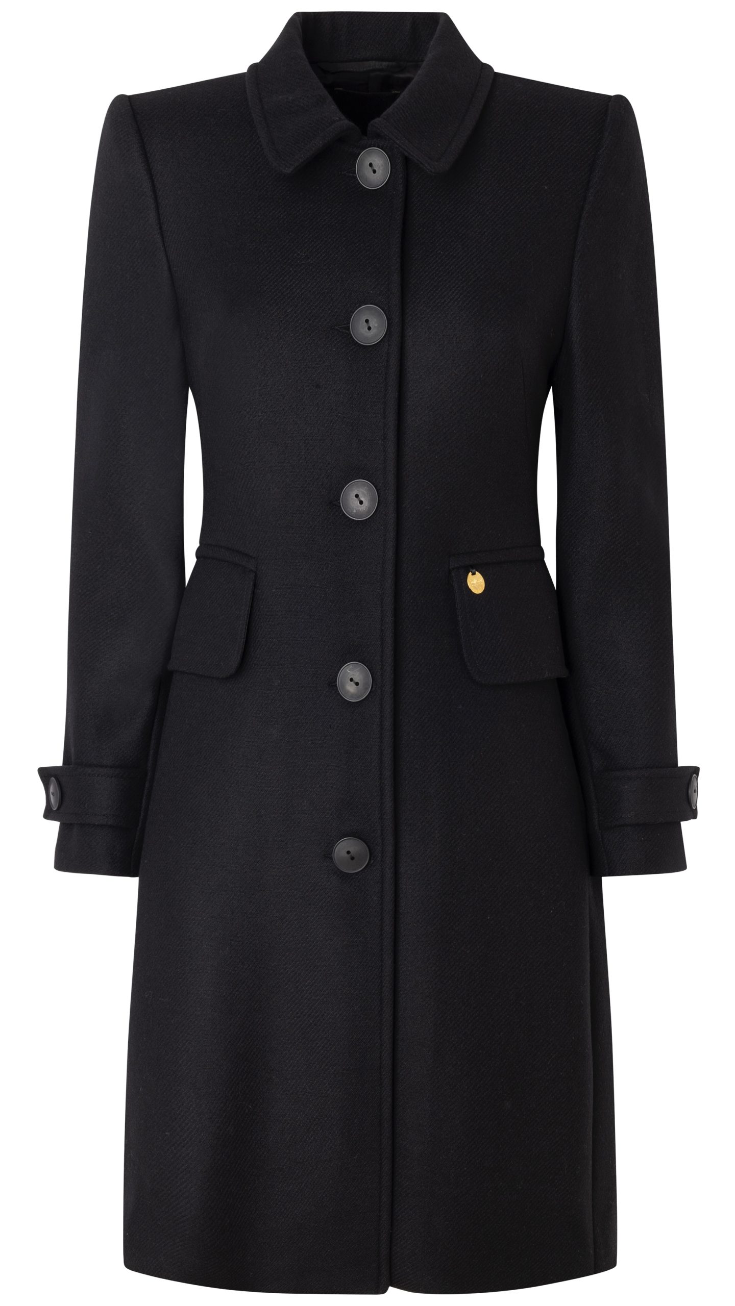 ABRIGO CORTO EN PAÑO DE LANA RECICLADA