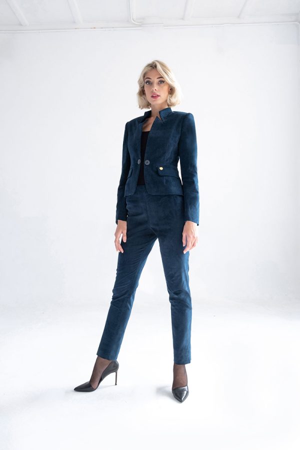 Petrol blue blazer sale