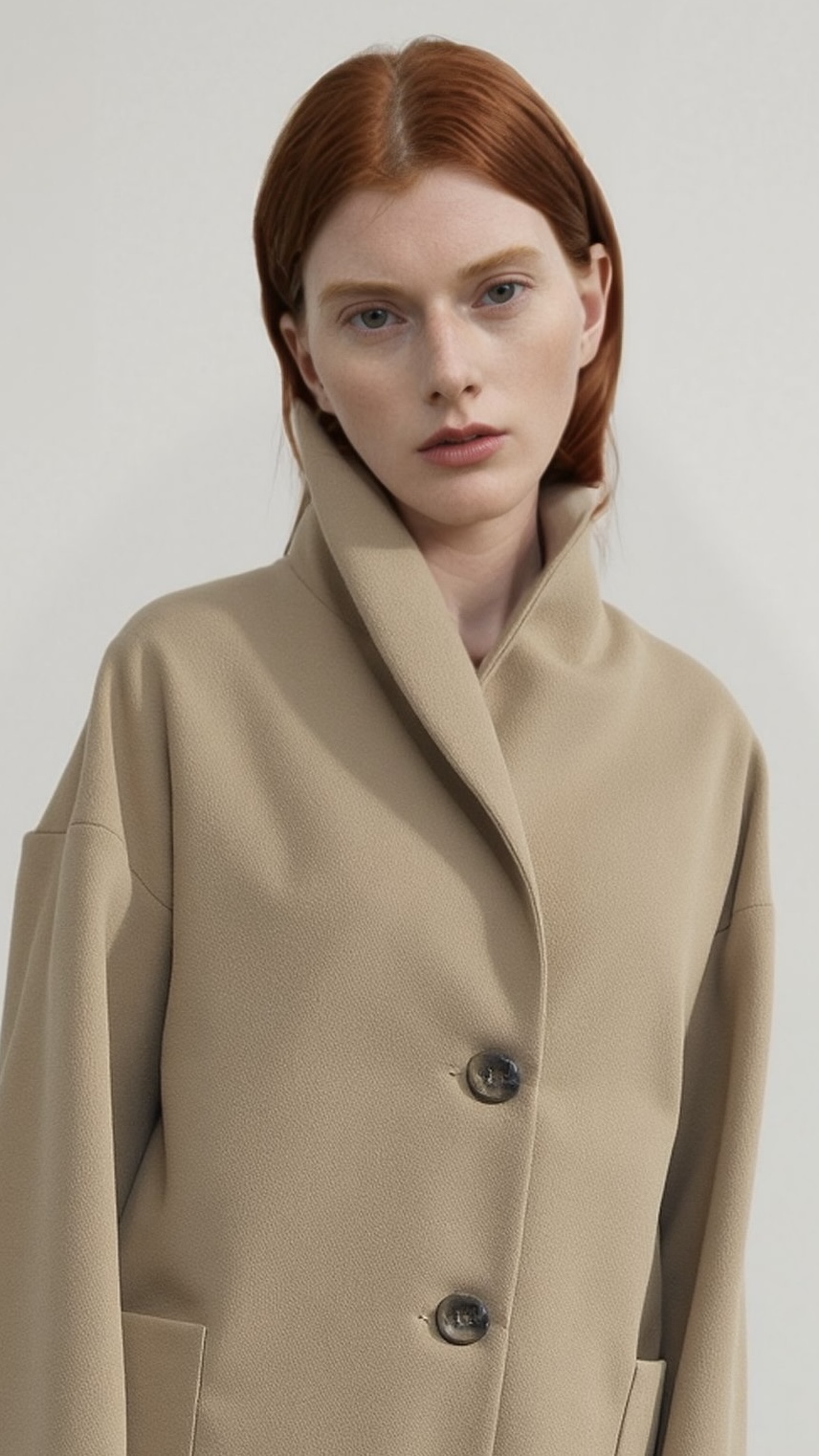 ABRIGO CORTO SOLAPA SMOKING